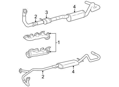 Hydraulic Brake System Master Cylinder Brake Booster. . Ford e 350 exhaust system diagram